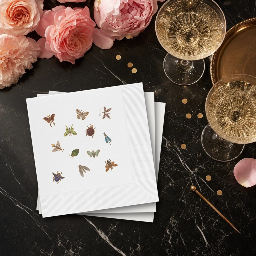 Jeweled insect designs inspired by antique brooches