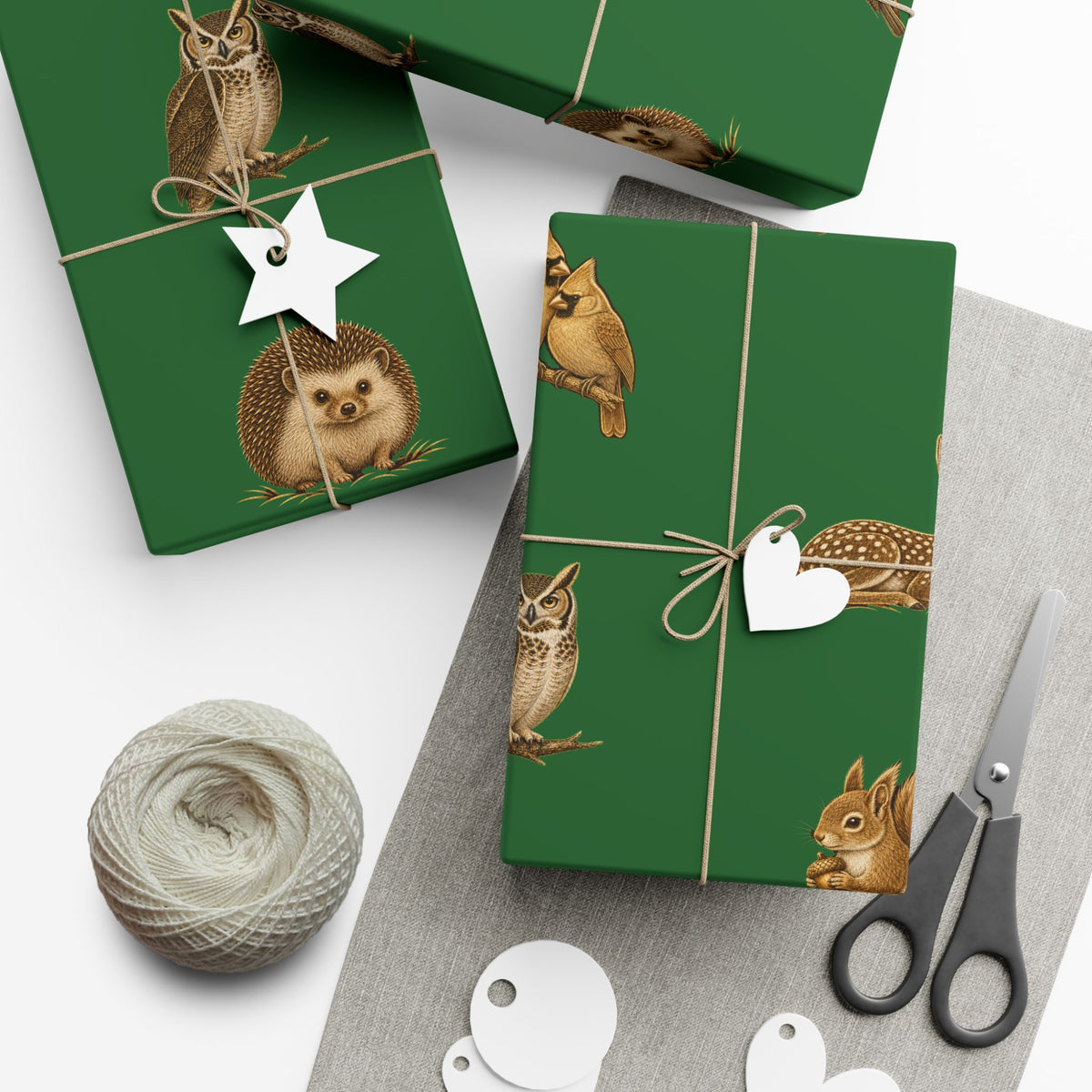 Woodland Creatures Wrapping Paper
