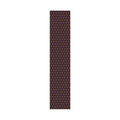 Elegant holiday wrapping paper with gold reeds and ducks on deep plum, view 2