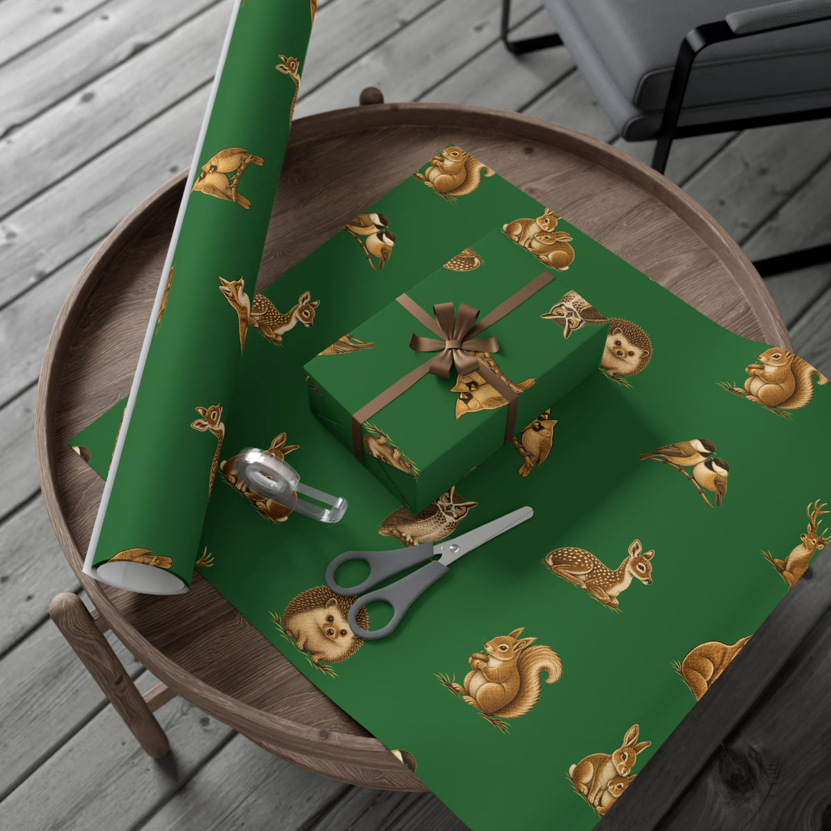 Woodland Creatures Wrapping Paper