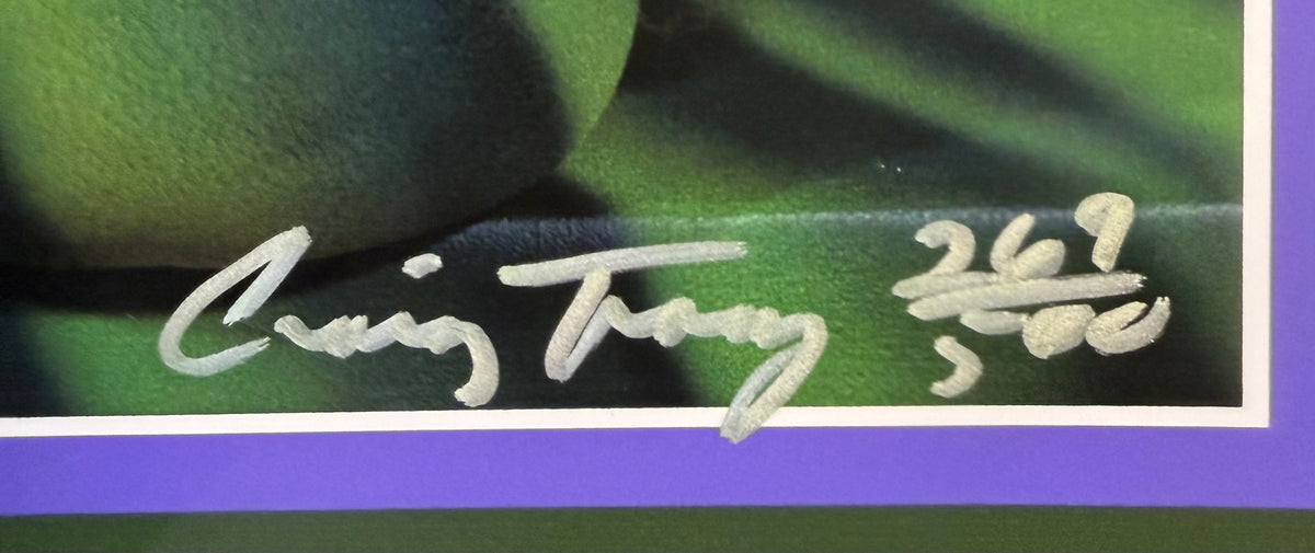 Signed and numbered Craig Tracy bodypainting art print, Tweefwog, edition 269/500, view 3