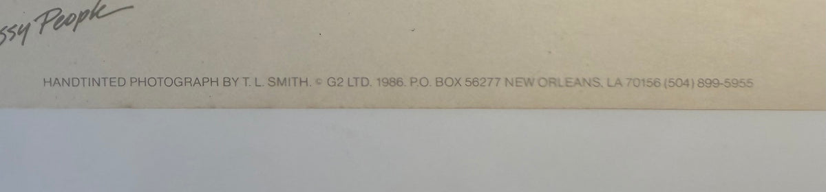 Set of 4 vintage 1986 hand-tinted New Orleans postcards of the French Quarter, Jackson Square and St. Louis Cathedral, view 8