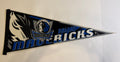 Dallas Mavericks felt pennant, horse head logo