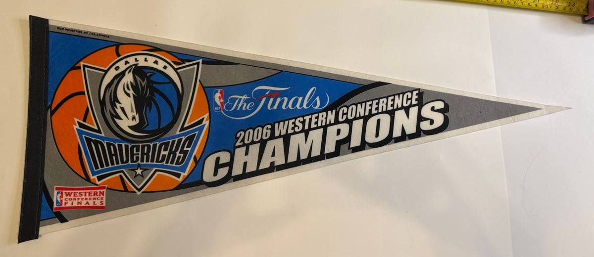 2006 Dallas Mavericks Western Conference Champions pennant