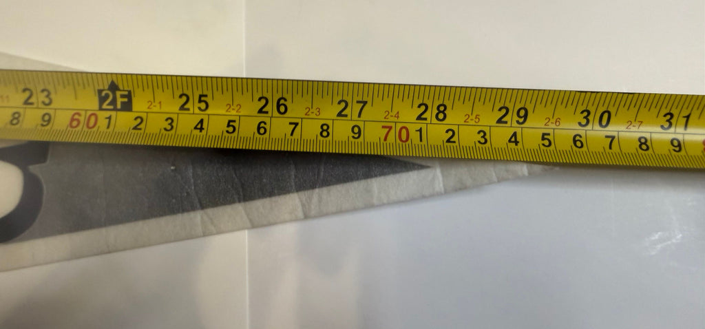 Pennant measured with tape