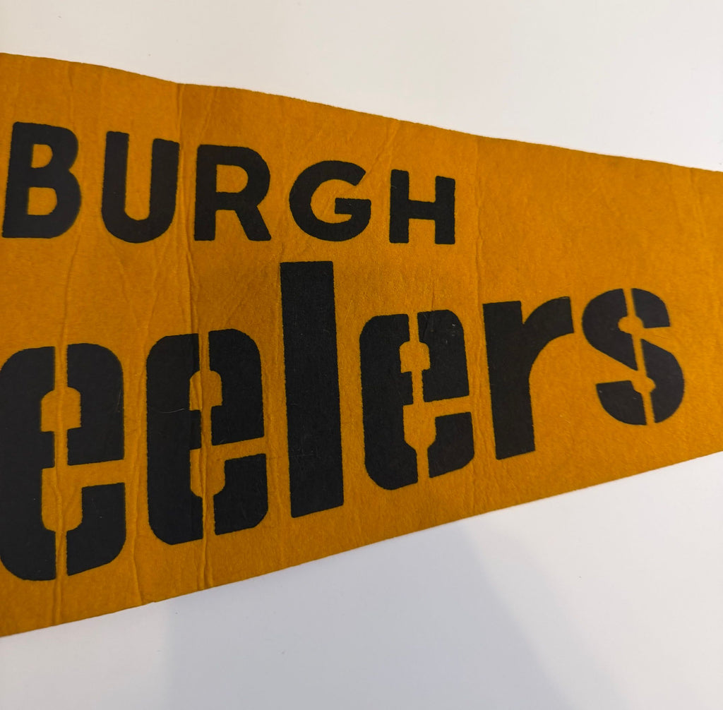 Steelers lettering close-up