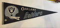 Vintage Oakland Raiders felt pennant front