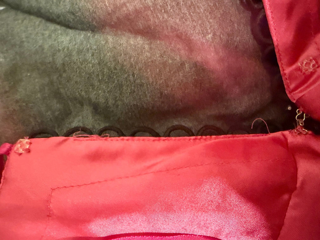 Inside back with strap attachment point