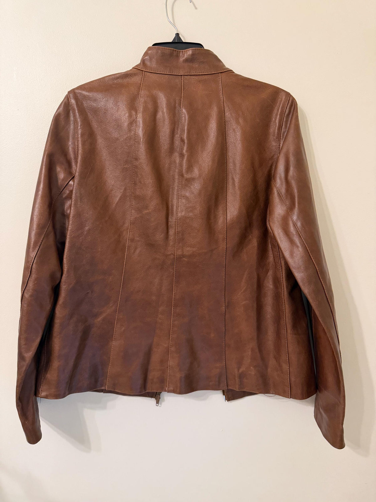 BiBi brown leather jacket