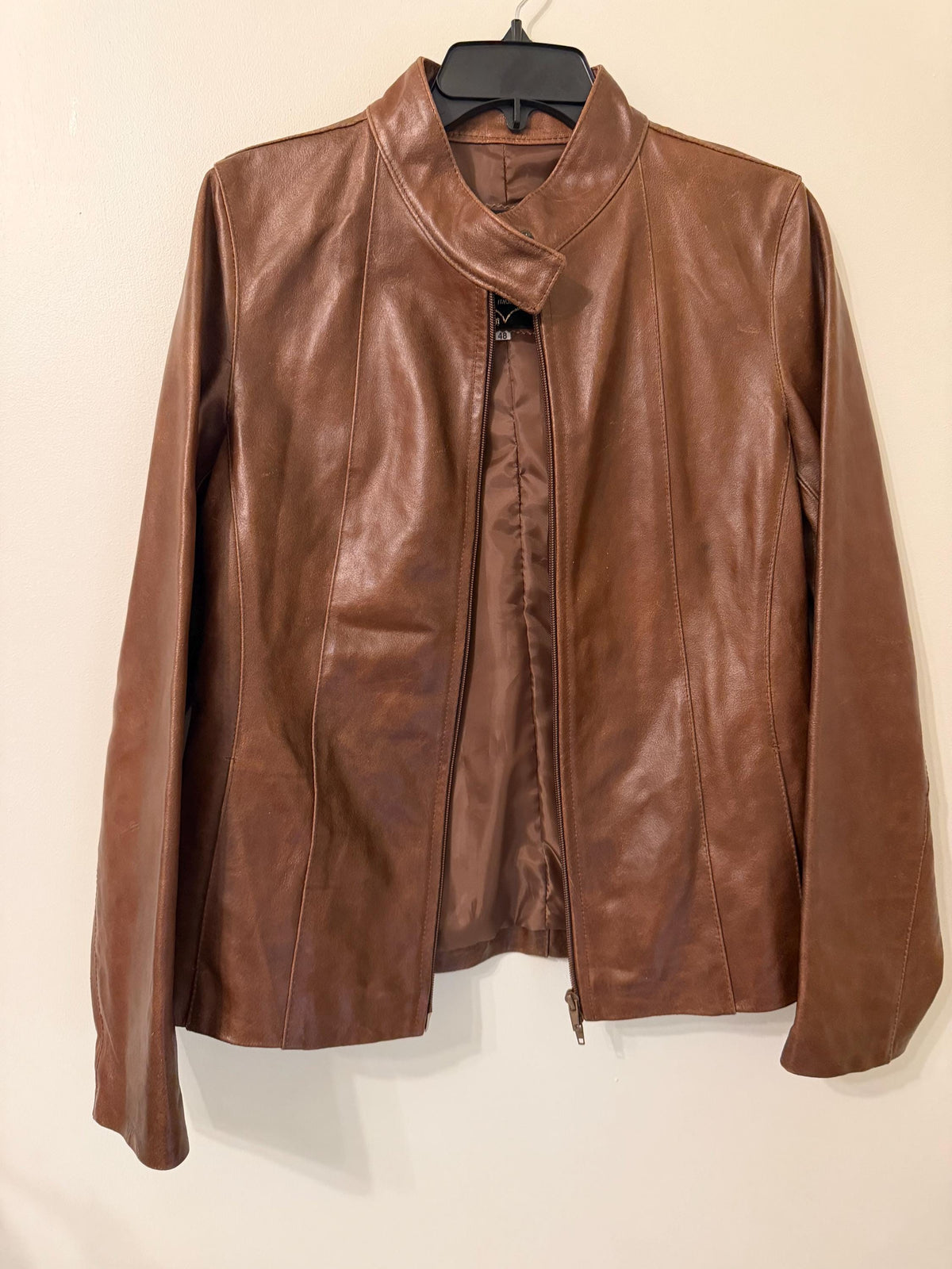 BiBi brown leather jacket