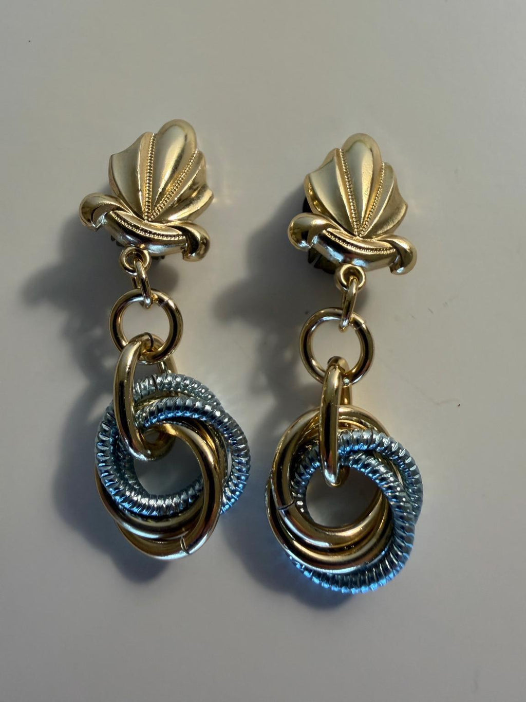 Vintage Algo Mixed-Metal Jewelry Set, Necklace, Bracelet & Earrings, Made in Germany