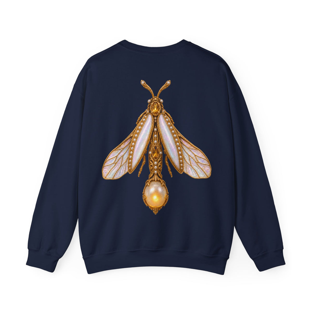 Pearl Firefly sweatshirt in navy, back view